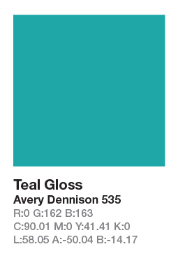 Avery 535 Teal 